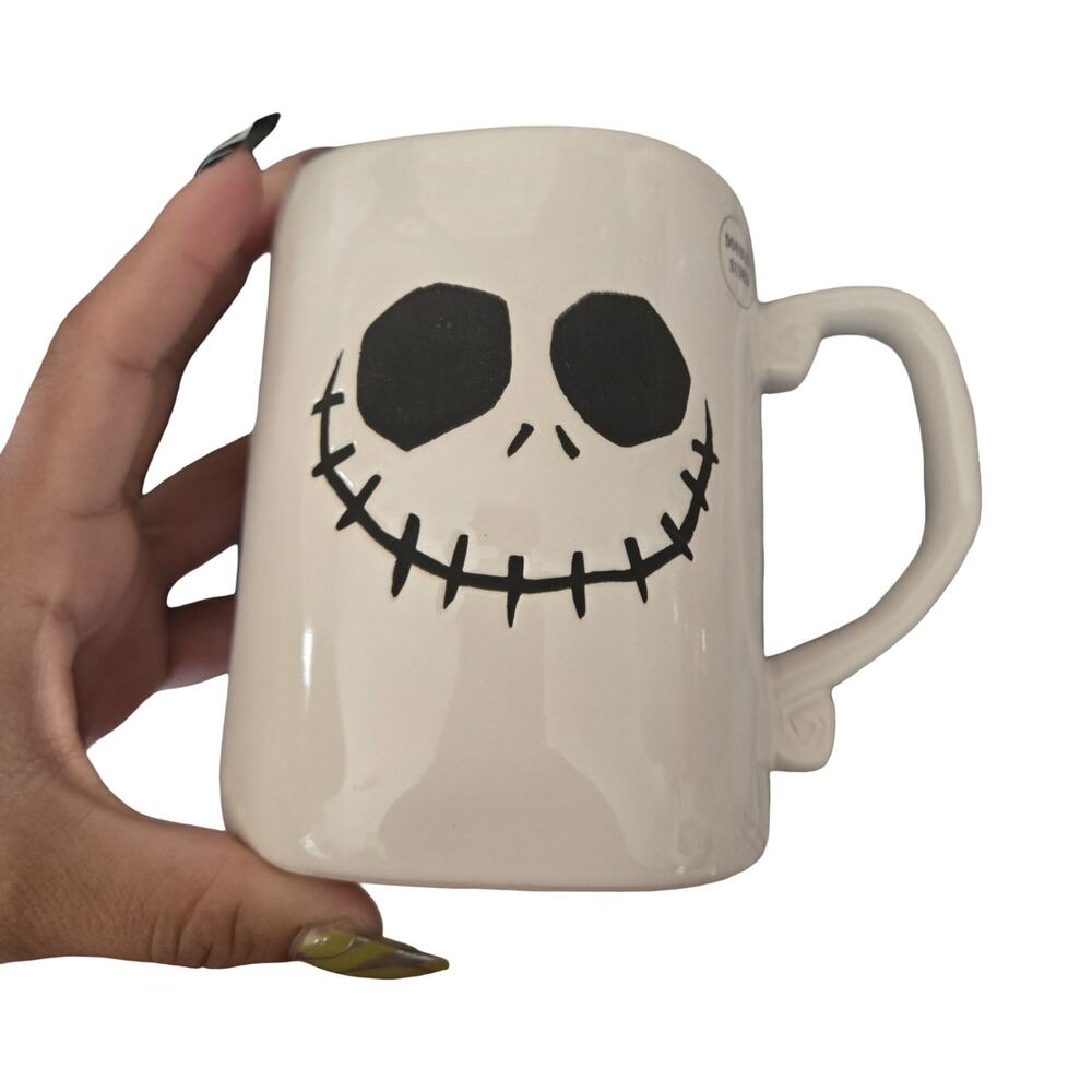 Rae Dunn Jack Skellington Ceramic Mug - Disney